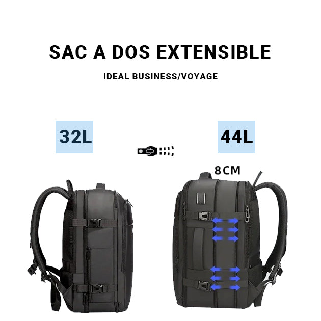 Sac à Dos Grande Capacité 44L - PC 17" - FRN-00486