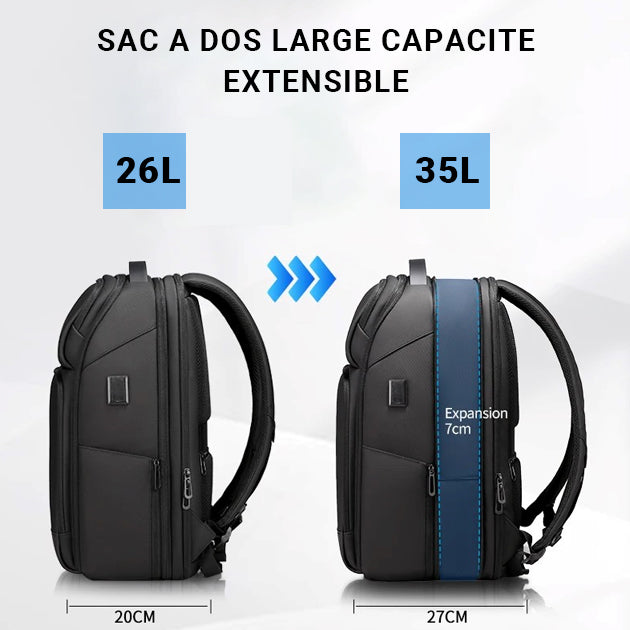 Sac à Dos Intelligent - Ordinateur 17" Ipad 11" - FRN-00488