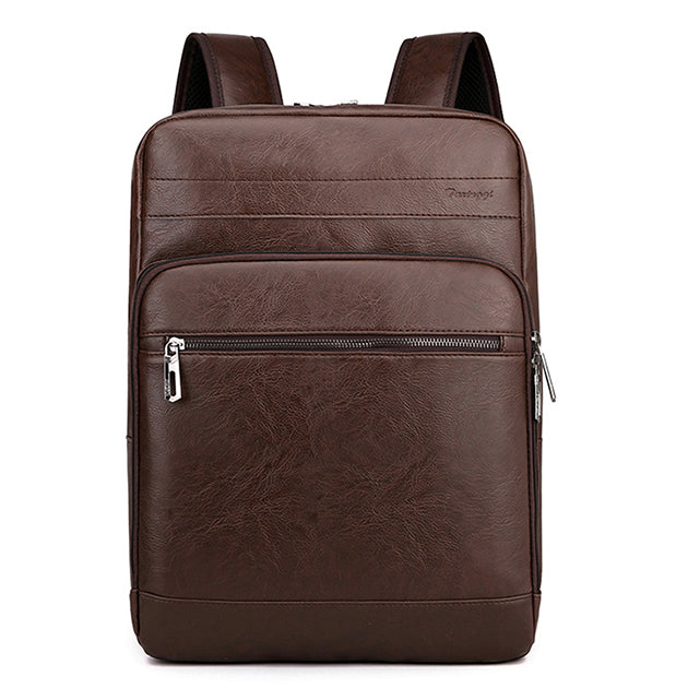 Sac à Dos Ordinateur Portable en Cuir - Look Rétro - Homme - QVN-00736