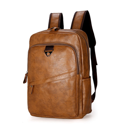 Sac à dos Homme Simili Cuir Marron - FOS-00188