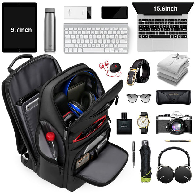 Sac à Dos Multipoche - Voyage - Charge USB - FRN-00483