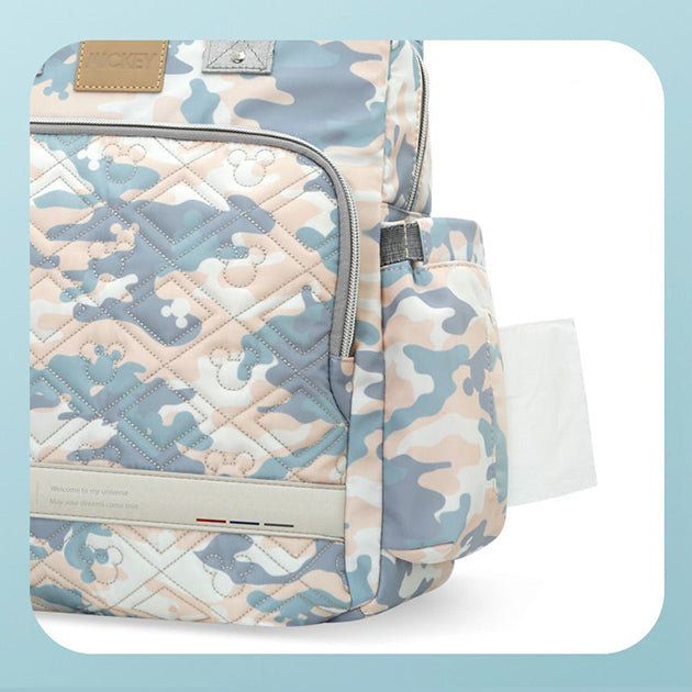 Sac à Langer Camouflage - Pastel - Poches Isothermes - GLH-00405