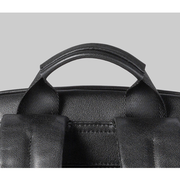 Sac à Dos en Cuir Noir - Tendance - Homme - LNO-00396